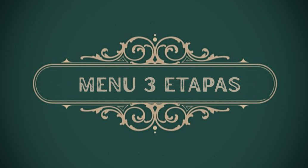 Menu 3 Etapas