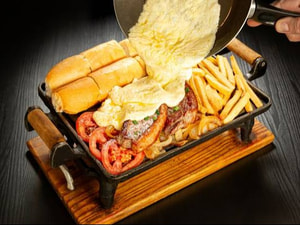 Lanche de Picanha Na Chapa