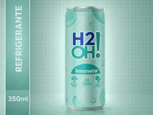 H2O Limoneto Lata 350Ml