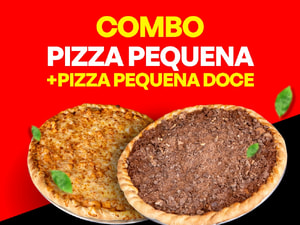 Combo Pizza Pequena com Pizza Doce Pequena