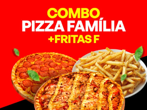 Combo Pizza Familia com Fritas f