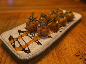 Bolinho de Salmão
