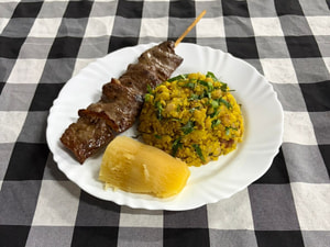 Espetinho Pao com Alho Economico