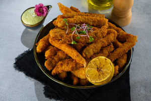 Isca de Frango Empanado