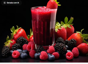Suco de Frutas Vermelhas