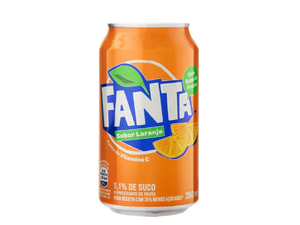 Refrigerante Fanta Laranja Lata 350Ml