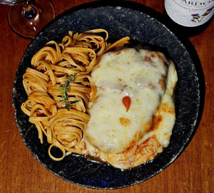 Fettuccine com Parmegiana