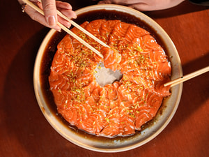 Carpaccio de Salmão 20 Uni