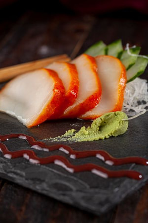 Sashimi de Peixe Prego Defumado 5 Unidades