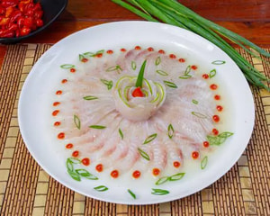 Carpaccio de Peixe Branco (10 Unidades)