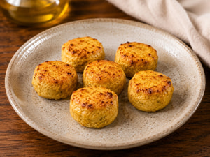 Bolinho Proteico de Frango e Batata-Doce
