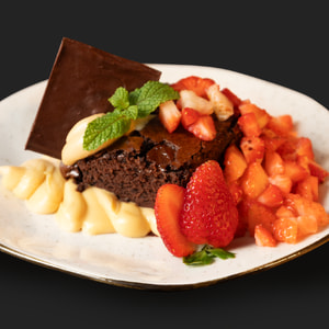 Brownie com Sorvete