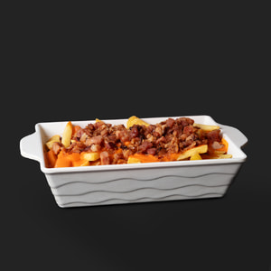 Meia Fritas Cheddar e Bacon