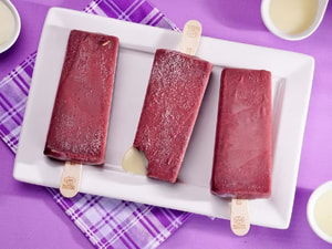 Paleta - Acai com Leite Condensado