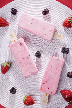 Paleta - Frutas Vermelhas
