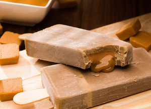 Paleta - Doce de Leite com Doce de Leite