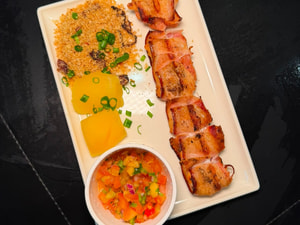 Espeto de Frang com Bacon