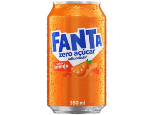 Fanta Laranja Zero Lata