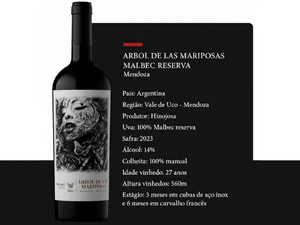 Arbol de las Mariposas Reserva Malbec Tinto