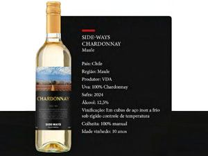 Side-ways Varietal Chardonnay Branco