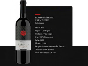 Farmus Reserva Carmenere Tinto
