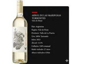 Arbol de las Mariposas Torrontes Branco