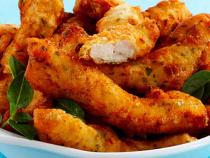 Isca de Frango Empanado