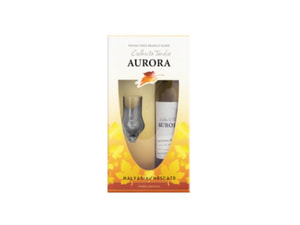 Kit Vinho Aurora Colheita Tardia  + Taça 500Ml