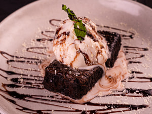 Brownie com Sorvete