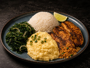 Tilapia com Pure de Batata - Prato Individual