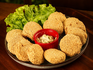 Disco de Carne com Queijo (8 Un)