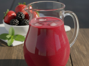 Suco de Amora e Morango (Jarra 2 Litros )