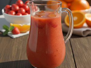 Suco de Laranja com Morango (Jarra 2 Litros )