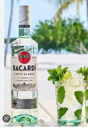 Rum Bacardi Carta Blanca (Dose)