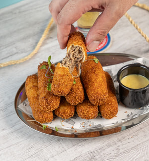 Croquete de Fraldinha Gorgonzola