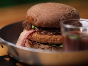 Chicken Burger Simples  -  Empanado