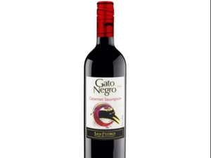 Garrafa de Vinho Tinto - Gato Negro Cabernet Sauvignon - Meio Seco